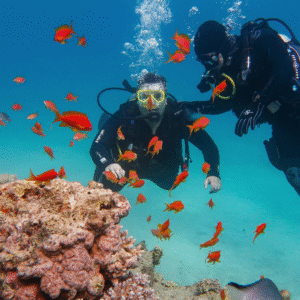 diving